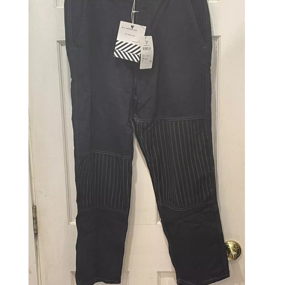 Free People X Sandrine Rose Striped Pants French Worker Women's Size 30
